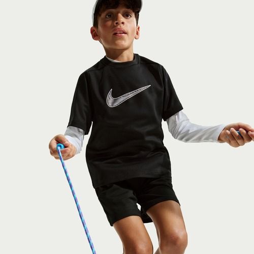 Vaikiški marškinėliai Nike Multi Dri-Fit Black/White