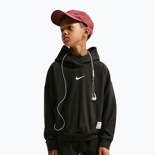 Vaikiškas džemperis Nike Pro Dri-Fit Pullover Hoodie black/white