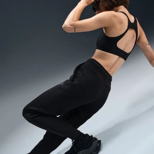 Moteriškos kelnės Nike Sportswear Tech Fleece Mid-Rise black/black