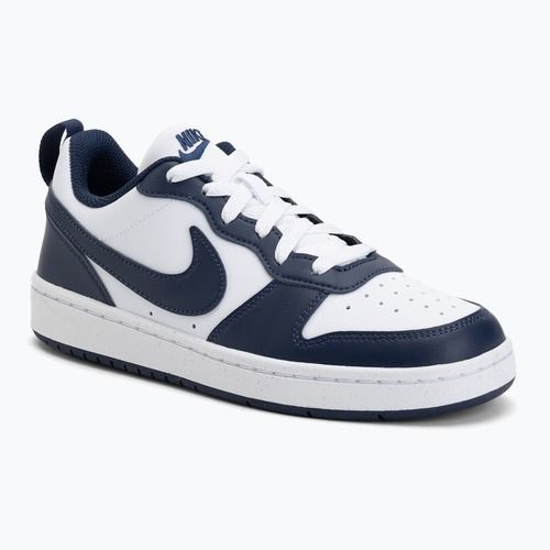 Vaikiški batai Nike Court Borough Low Next Bloom white/white/midnight navy