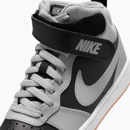 Batai Nike Court Borough Mid 2 black/white/gum med brown/light smoke grey