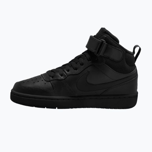 Vaikiški batai Nike Court Borough Mid 2 black/black/black