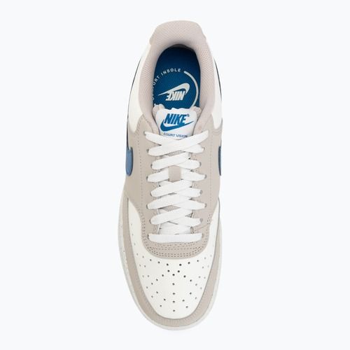 Vyriški batai Nike Court Vision Low sail/cream ii/brilliant blue