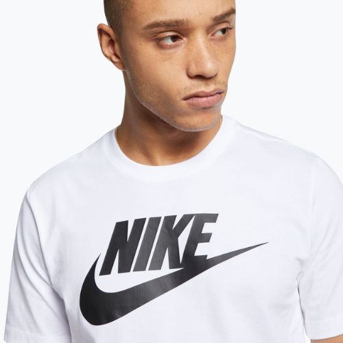 Vyriški marškinėliai Nike Sportswear white/black
