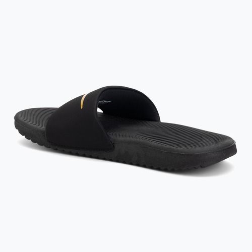 Vaikiškos šlepetės Nike Kawa black/metallic gold