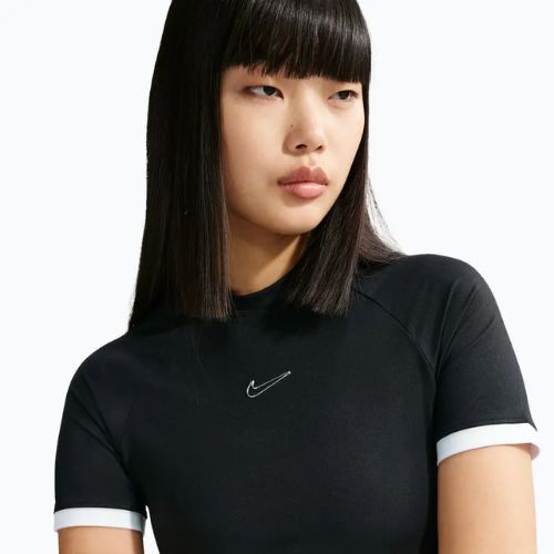Moteriški marškinėliai Nike Gloss Fitted Top black