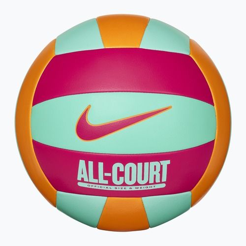 Tinklinio kamuolys Nike All Court Volleyball bright ceramic/bleached turq/rush pink dydis 5