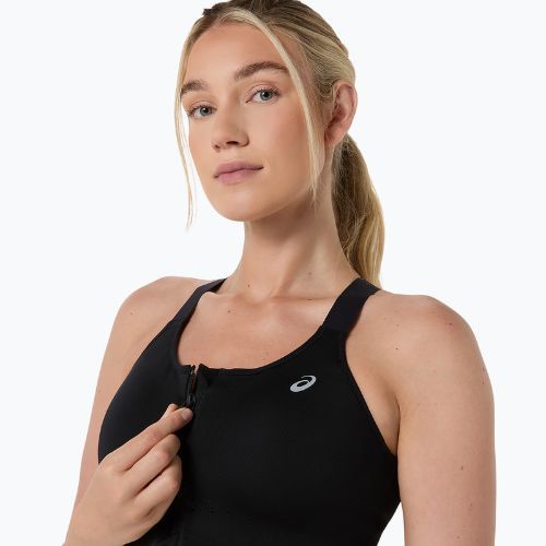 Sportinė liemenėlė ASICS Road Combination Zip performance black