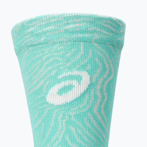 Kojinės ASICS Fujitrail Graphic Crew aurora green/light dust