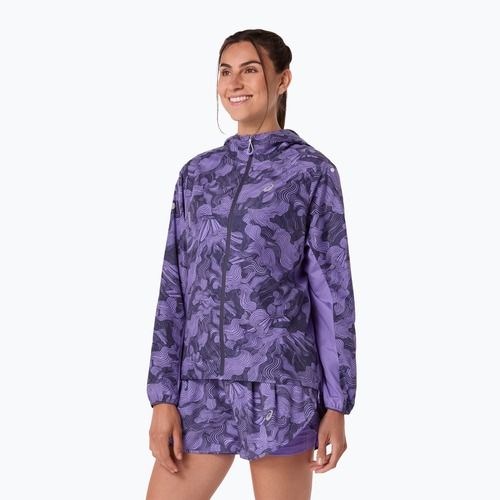 Moteriška bėgimo striukė ASICS Fujitrail Packable amethyst