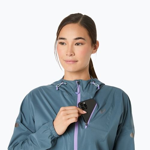 Moteriška bėgimo striukė ASICS Fujitrail Elite Waterproof ironclad