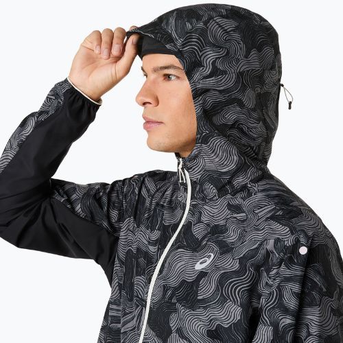 Moteriška bėgimo striukė ASICS Fujitrail Packable performance black