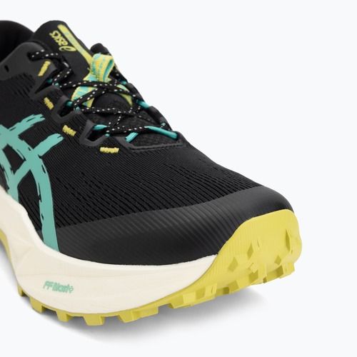 Vyriški bėgimo bateliai ASICS Fuji Lite 6 black/aurora green
