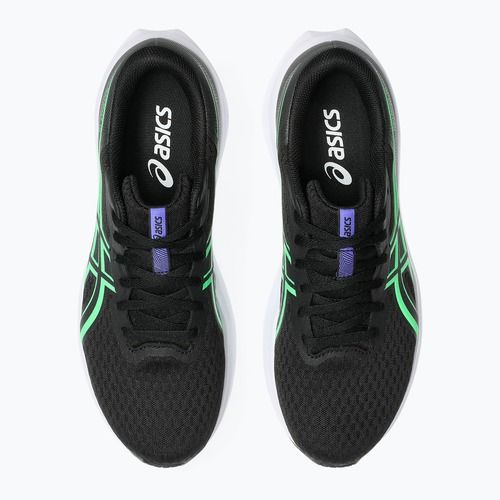 Vyriški bėgimo bateliai ASICS Patriot 14 black/vital green