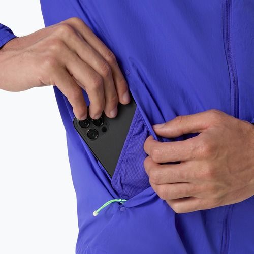 Vyriški bėgimo marškinėliai ASICS Road All Over Print Singlet cobalt burst/illuminate green