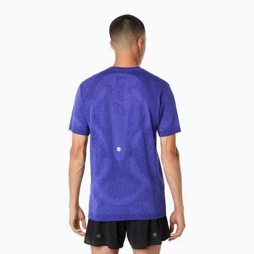 Vyriški bėgimo marškinėliai ilgomis rankovėmis ASICS Road Seamless LS cobalt burst/eggplant