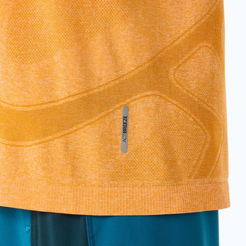 Vyriški bėgimo marškinėliai ilgomis rankovėmis ASICS Road Seamless LS golden yellow