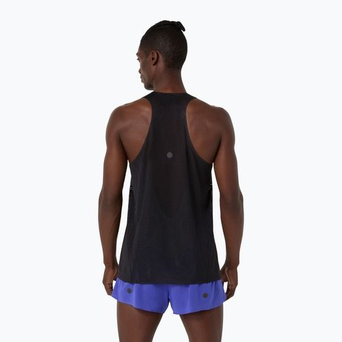 Vyriški bėgimo marškinėliai ASICS Metarun Singlet performance black