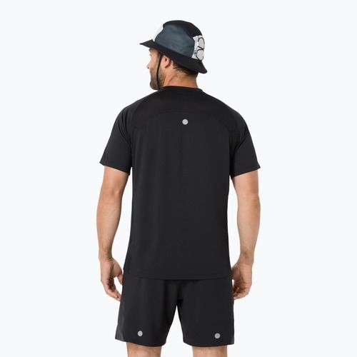 Vyriški bėgimo marškinėliai ASICS Road Fade SS performance black/cream