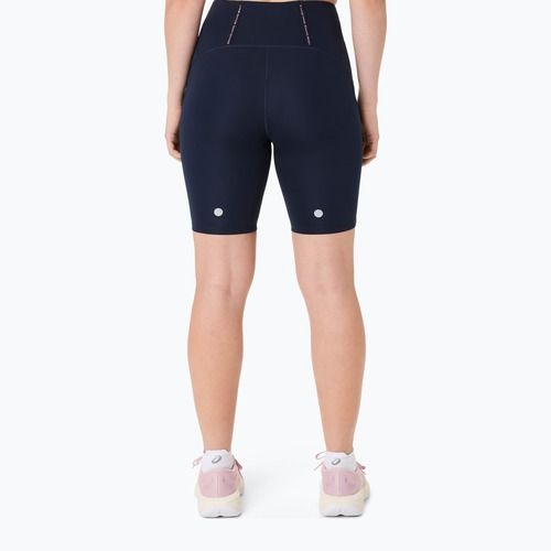 Moteriški bėgimo šortai ASICS Road High Waist 8IN Sprinter midnight