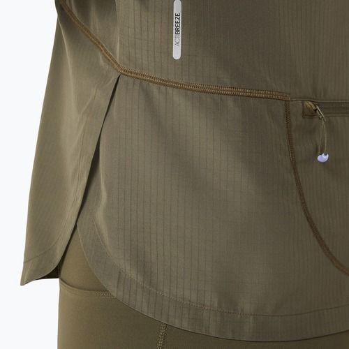 Moteriška bėgimo striukė ASICS Nagino Run Adjustable dark olive