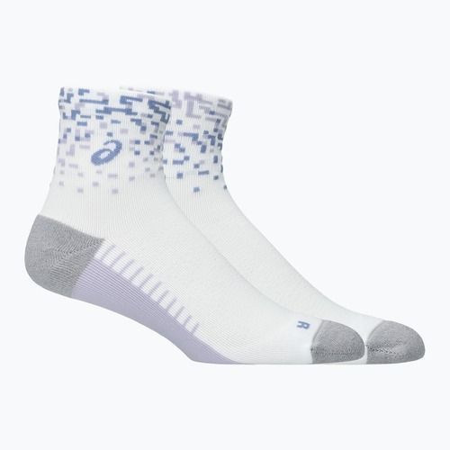 Kojinės ASICS Performance Run Quarter brilliant white/lilac hint/bluebell