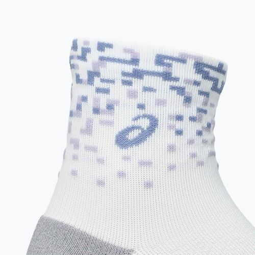 Kojinės ASICS Performance Run Quarter brilliant white/lilac hint/bluebell