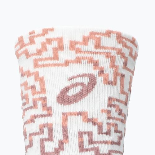 Kojinės ASICS Performance Run Crew brilliant white/morganite/pearl pink