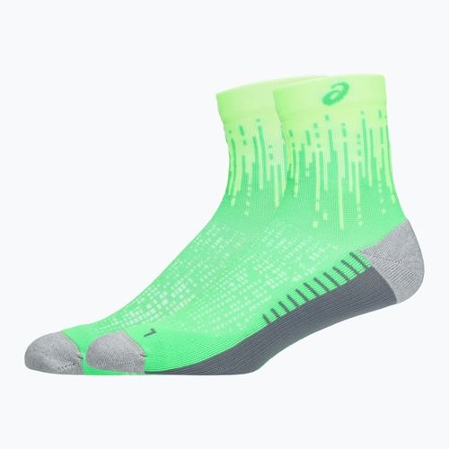 Kojinės ASICS Performance Run Quarter illuminate green/vital green