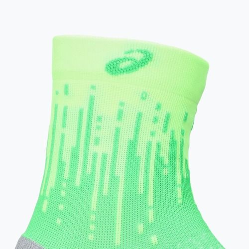 Kojinės ASICS Performance Run Quarter illuminate green/vital green