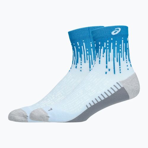 Kojinės ASICS Performance Run Quarter Aegean Blue/Arctic Blue