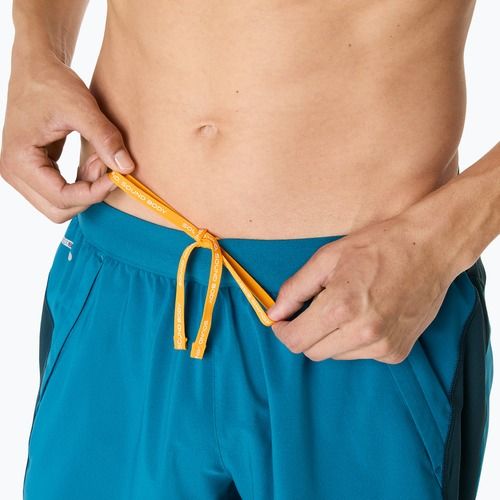 Vyriški bėgimo šortai ASICS Road 7IN tranquil teal/dark teal/yamabuki