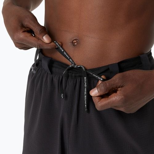 Vyriški bėgimo šortai ASICS Metarun 5IN performance black