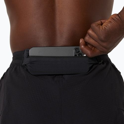 Vyriški bėgimo šortai ASICS Metarun Split performance black