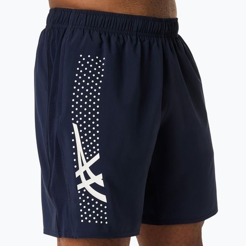 Vyriški bėgimo šortai ASICS Icon 7IN midnight/cream