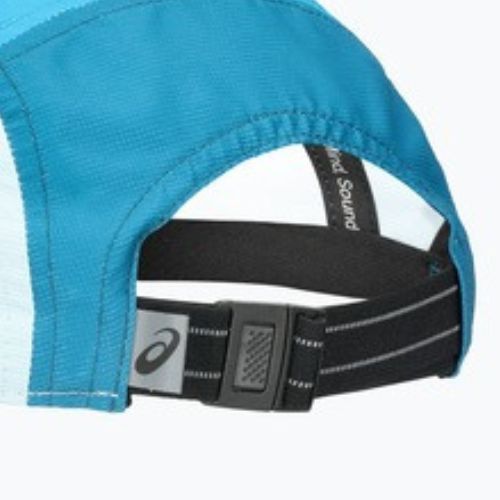Kepurė su snapeliu ASICS Performance Running 5 Panel aegean blue/dark teal