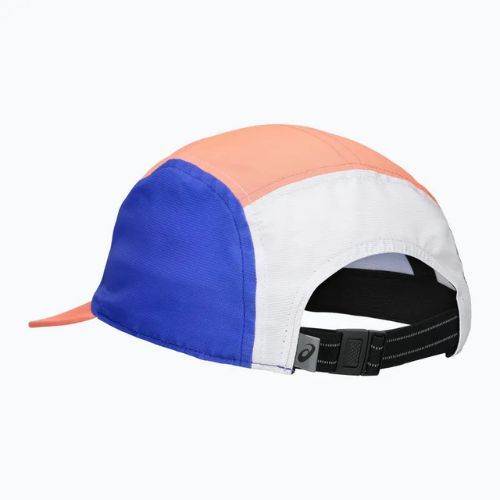 Kepurė su snapeliu ASICS Performance Running 5 Panel sun coral/brilliant white