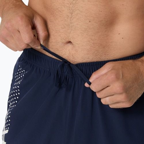 Vyriškos bėgimo kelnės ASICS Icon midnight/cream