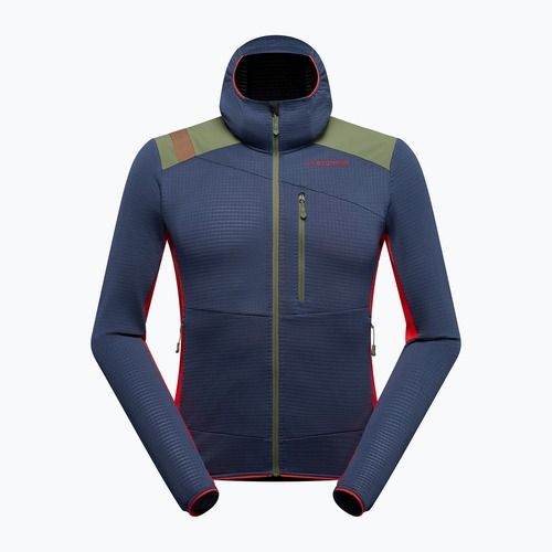 Vyriškas flisinis džemperis La Sportiva Aequilibrium Thermal Hoody night sky/mountain red