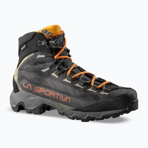Vyriški žygio batai La Sportiva Aequalibrum Hike GTX carbon/papaya