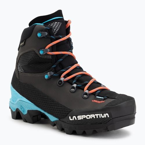 Moteriški aukštumų batai La Sportiva Aequilibrium LT GTX black/hibiscus