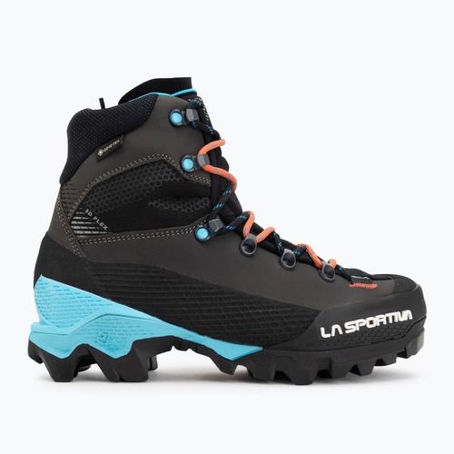 Moteriški aukštumų batai La Sportiva Aequilibrium LT GTX black/hibiscus