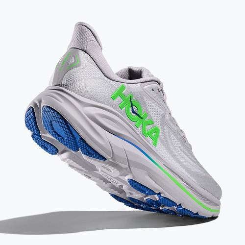 Vyriški bėgimo batai HOKA Clifton 10 ash grey/neon green