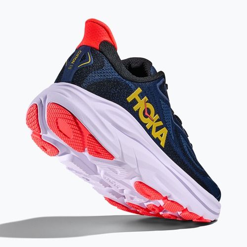 Moteriški bėgimo bateliai HOKA Clifton 10 midnight blue/starlight glow