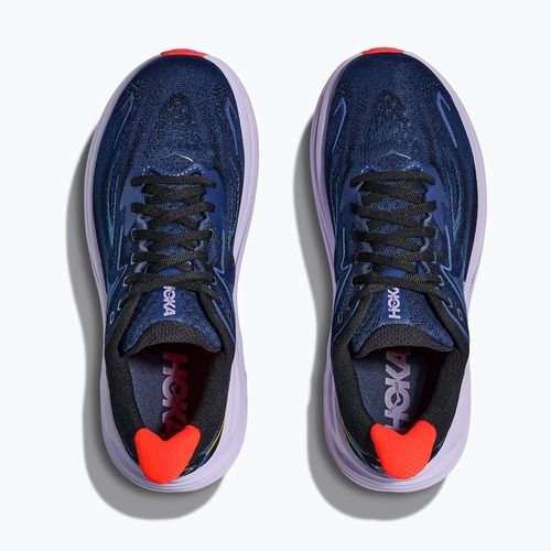 Moteriški bėgimo bateliai HOKA Clifton 10 midnight blue/starlight glow