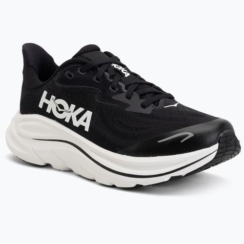Vaikiški bėgimo batai HOKA Clifton 10 black/white