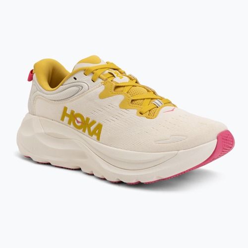 Moteriški bėgimo bateliai Hoka Gaviota 6 birch/yellow gold