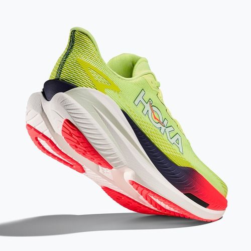 Vyriški bėgimo batai Hoka Mach X 3 neon yuzu/squid ink