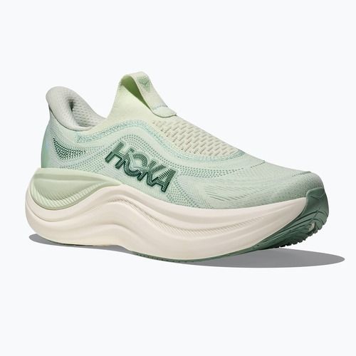 Moteriški bėgimo bateliai HOKA Skyward Laceless sea glass/sage