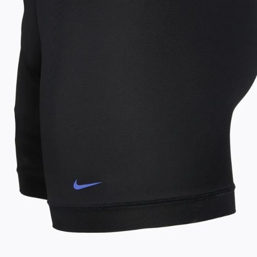 Vyriškos trumpikės Nike Essential Micro 3 pairs black/sapphire/wolf grey/team crimson
